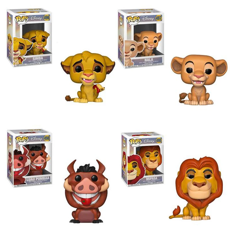 FUNKO POP Новое поступление лев Король Luau Pumbaa Mufasa Simba Виниловая фигурка коллекции