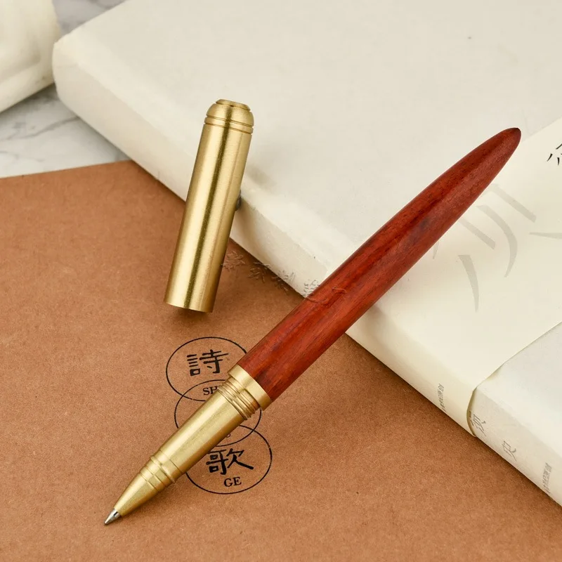 2019 новая ручка из красного дерева с сандаловым деревом деловая для подписи