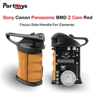 portkeys keygrip focus side handle control hand grip for panasonic red canon sony bmpcc 4k6k tilta nucleus nm camera z cam