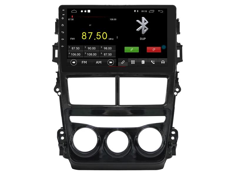 AVGOTOP Android 10 Bluetooth GPS автомобильный радиоприемник DVD-плеер для TOYOTA VIOS 2018 (версия с