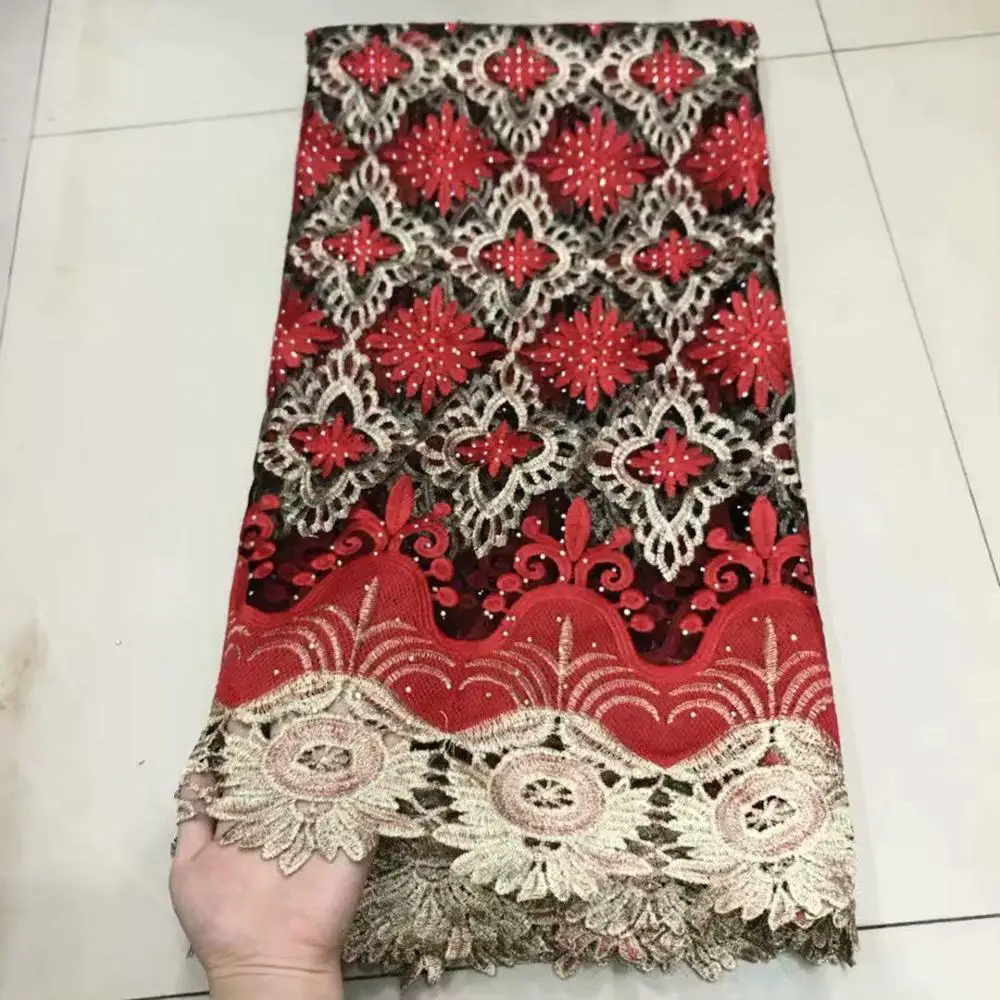 BEAUTIFICAL африканская кружевная ткань вышитый тюль с камнями 2019 Новое поступление