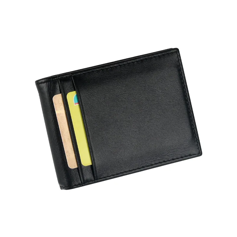 Мужской кошелек из натуральной кожи мужской модный ID держатель для кредитных