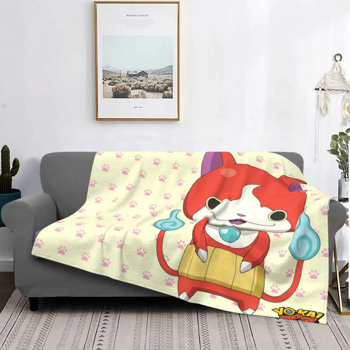 

Ковер Yo Kai Watch, текстиль для гостиной, Горячее одеяло для кровати, покрывала для кровати, Роскошное Одеяло, фланелевое одеяло