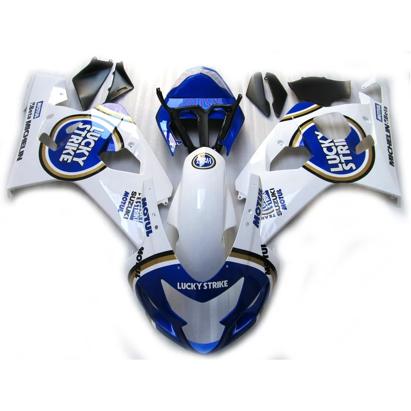 

Послепродажные Обтекатели для SUZUKI GSXR 600 750 2004 2005, белый, синий, черный комплект обтекателей GSXR600 GSXR750 04 05 PL221