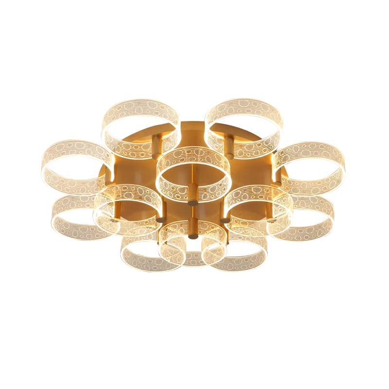 

Modern Circle ring LED Ceiling Lights For Living Room Bedroom kitchen creative gold Nordic Ceiling Lamp for Shop Window Deco