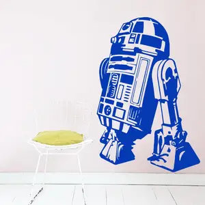 Художественный дизайн, наклейка на стену в виде робота, цитата R2 D2, наклейка, виниловые войны, домашний декор, Детская фотография, съемные Настенные обои для спальни
