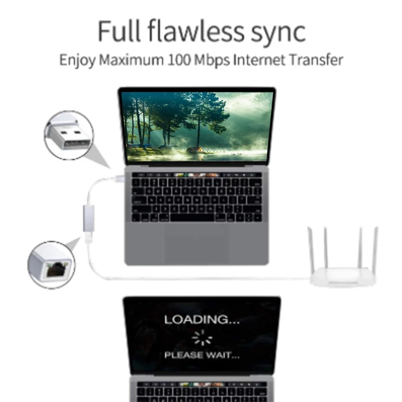 Цифровой аудиоадаптер Rj45 конвертер мама USB C в Ethernet адаптер Type для