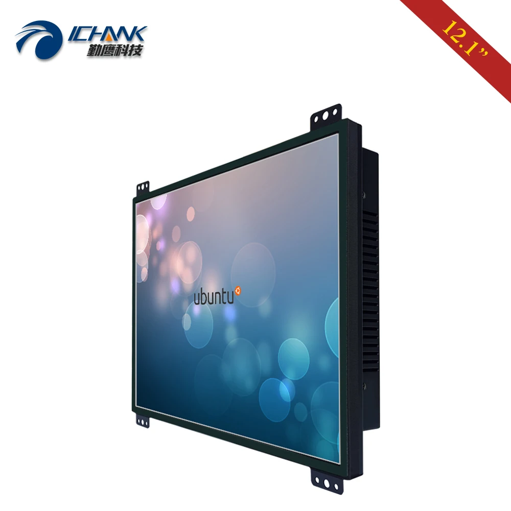 ZK120TC DL2/12 1 дюймов 1024x768 Поддержка Linux Ubuntu Raspbian Debian VGA с открытой рамкой встроенный