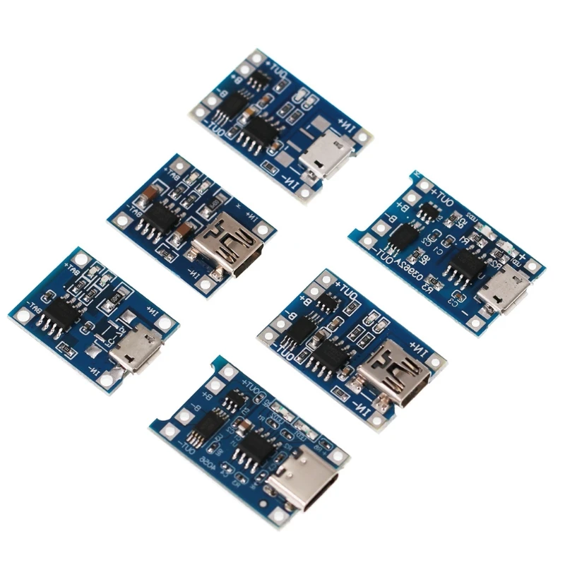 

20 Pieces TP4056 Charging Module Battery Charging Board with Battery Protection 18650 BMS 5V Micro USB 1A 186 50 Charge