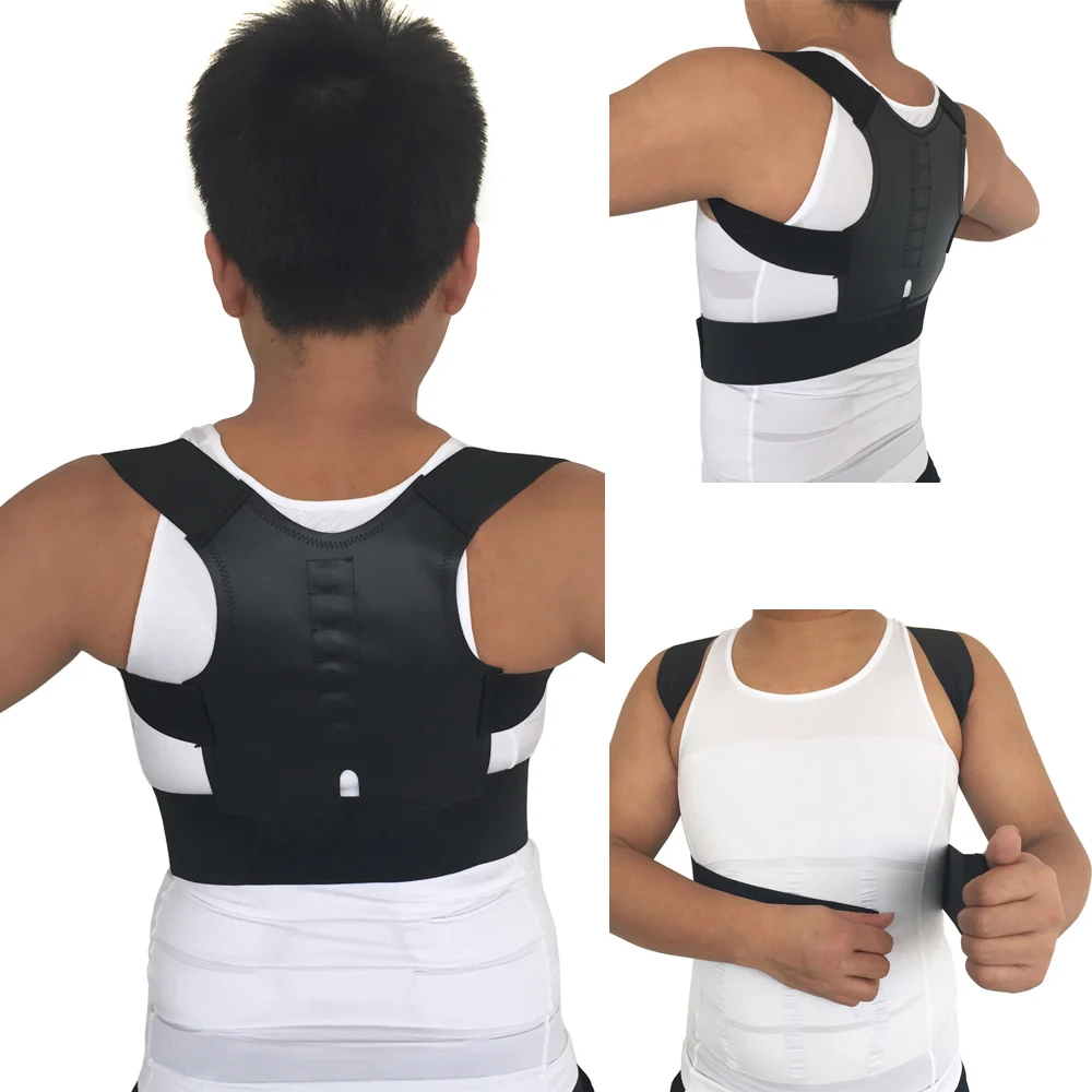 

12 Magnet Shoulder Straightener Posture Corrector Belt for Women Men Student Orthopedic Upper Back Brace Scoliosis Support Belt