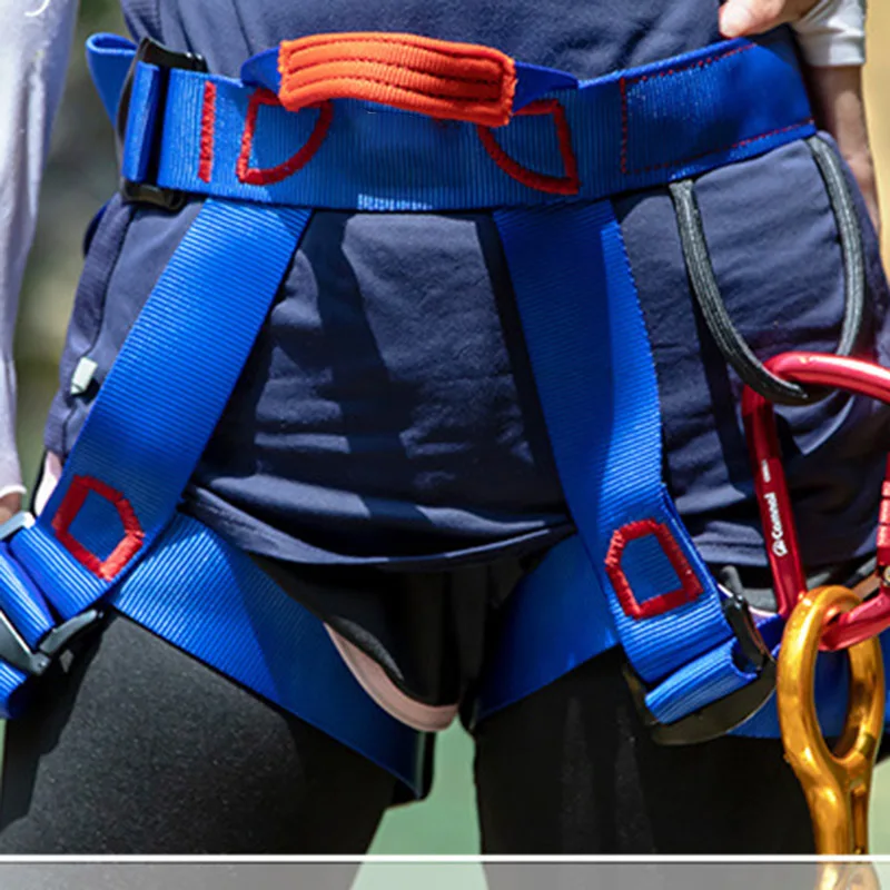 

Safety Belt Rock Climbing Harness Professional Waist Support High Quality Harnesses for Outdoor Sports Safety Belt