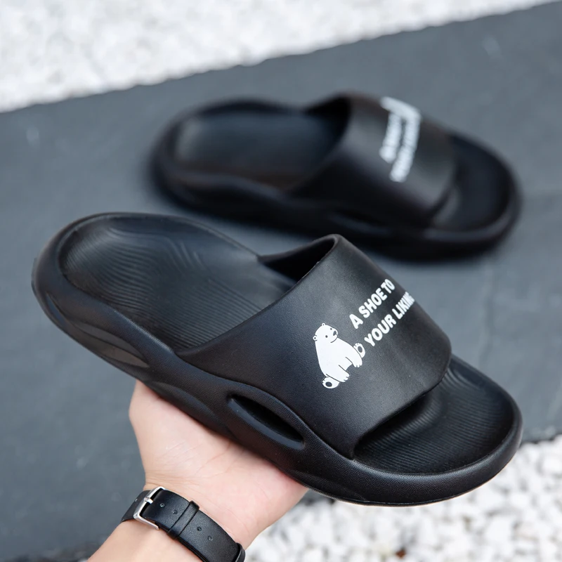 

Сланцы женские на толстой подошве, домашние шлепанцы на платформе, квадратный каблук, Нескользящие, для гостиной, ванной комнаты