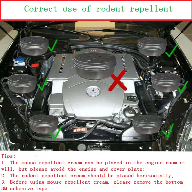 Мультифункциональный Отпугиватель грызунов для автомобиля отсек двигателя