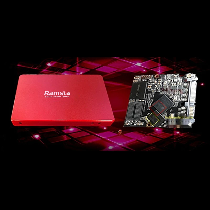 

Ramsta SATA Notebook Desktop SSDSATA3 6Gb/S (Compatiblewith SATA3 3Gb/S and SATA3 1.5Gb/S) High-Speed Solid State Drive