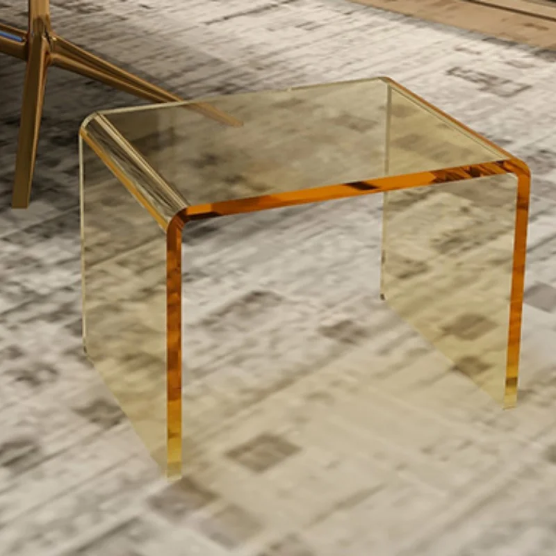 

Прозрачный светильник вый стул GY, роскошный сменный стул для обуви, Простой пластиковый низкий стул, маленькая скамейка, стул для ног