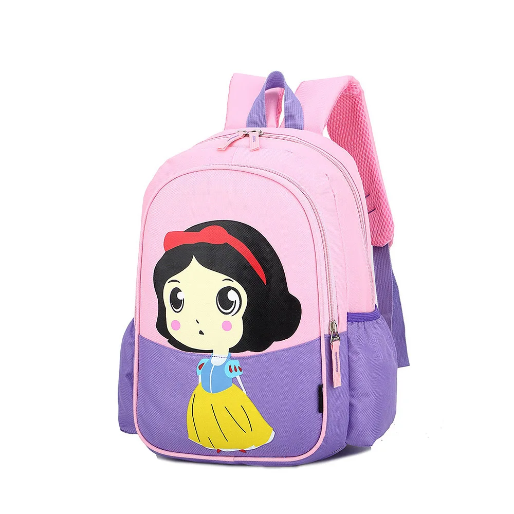 Новинка 2021, школьная сумка из серии Disney, милый рюкзак с белоснежным и мультяшным принтом из аниме, модная трендовая школьная сумка фиолетово...