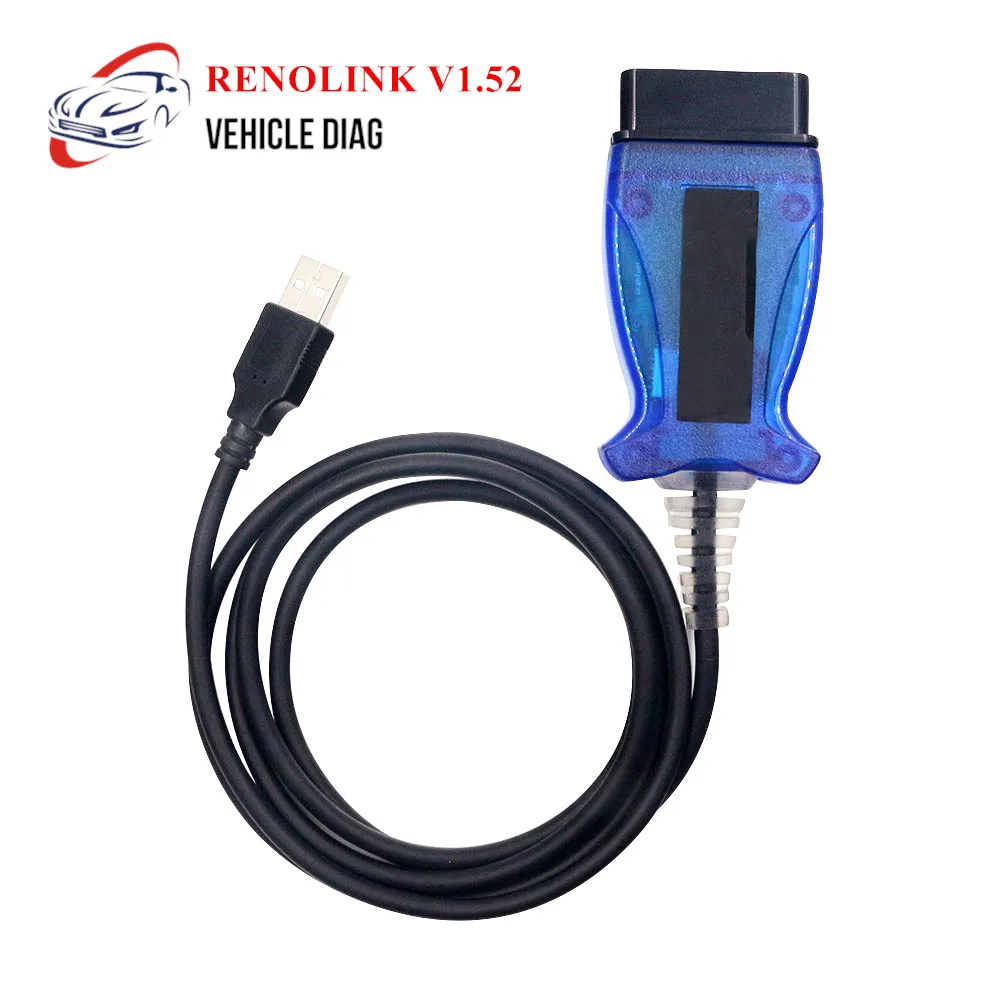 Новый ЭБУ программатор RENOLINK OBD2 для Renault Renolink V1.52 автомобильный диагностический