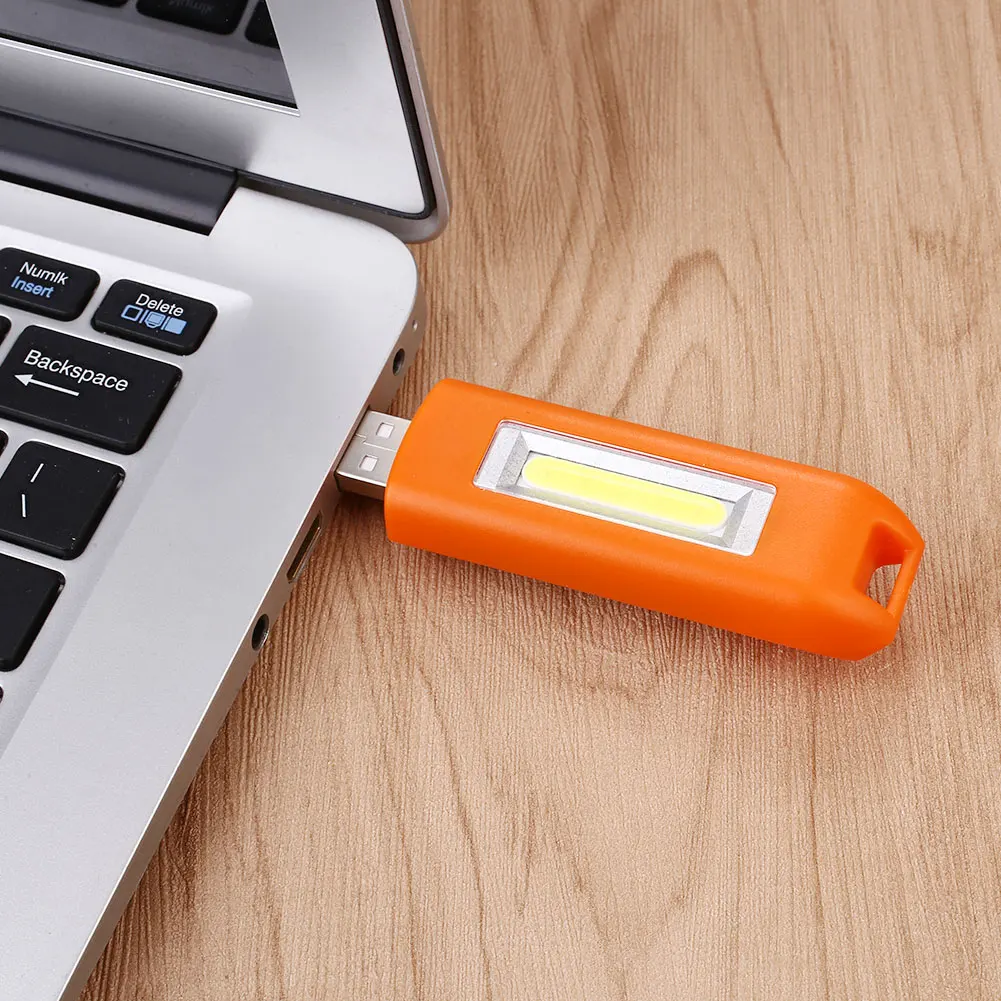 Мини USB СВЕТОДИОДНЫЙ брелок COB светильник онарик фонарик 0 5 Вт Аварийный