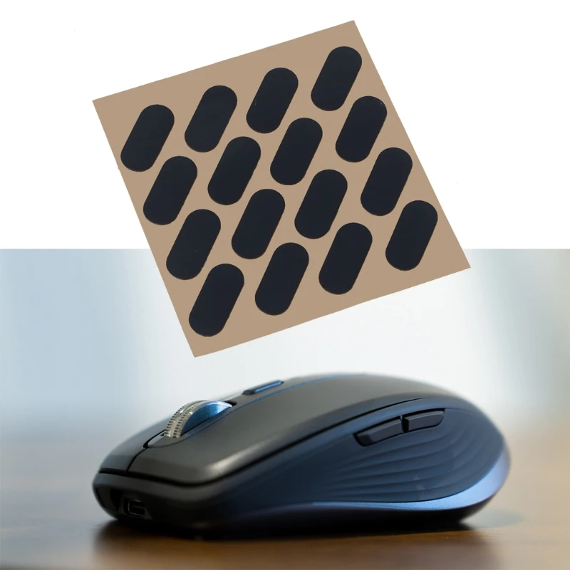 4 комплекта в партии Мышь коньки Замена скольжения колодки Черный онлайн игры