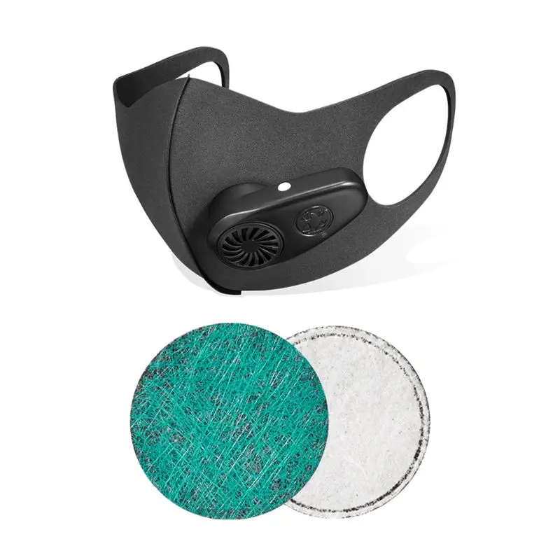 

Electric Mask Dust Particulate Respirator Air Pollution With Breathing Valve