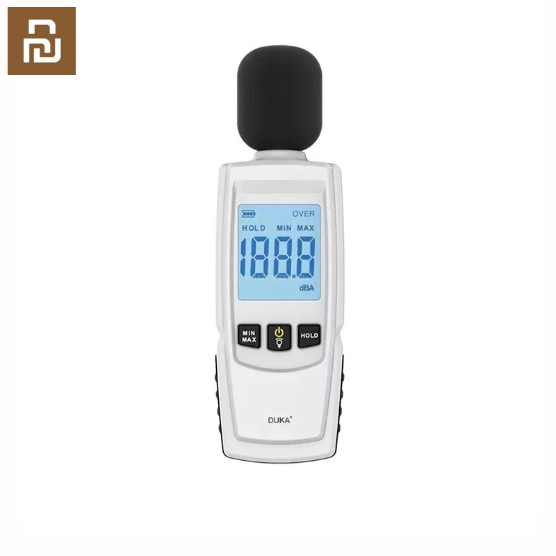 

Xiaomi Youpin Duke High Precise Decibel Meter FB1 Noise Detector HD Backlight Display Condenser Microphone Decibel Smart Tester