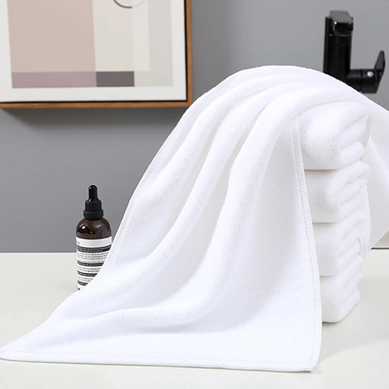 

White Cotton Hotel Hand Towel Travel Washcloth White Cotton Towels Face Bath Towel Breathable Sweet Home Soft And Washable