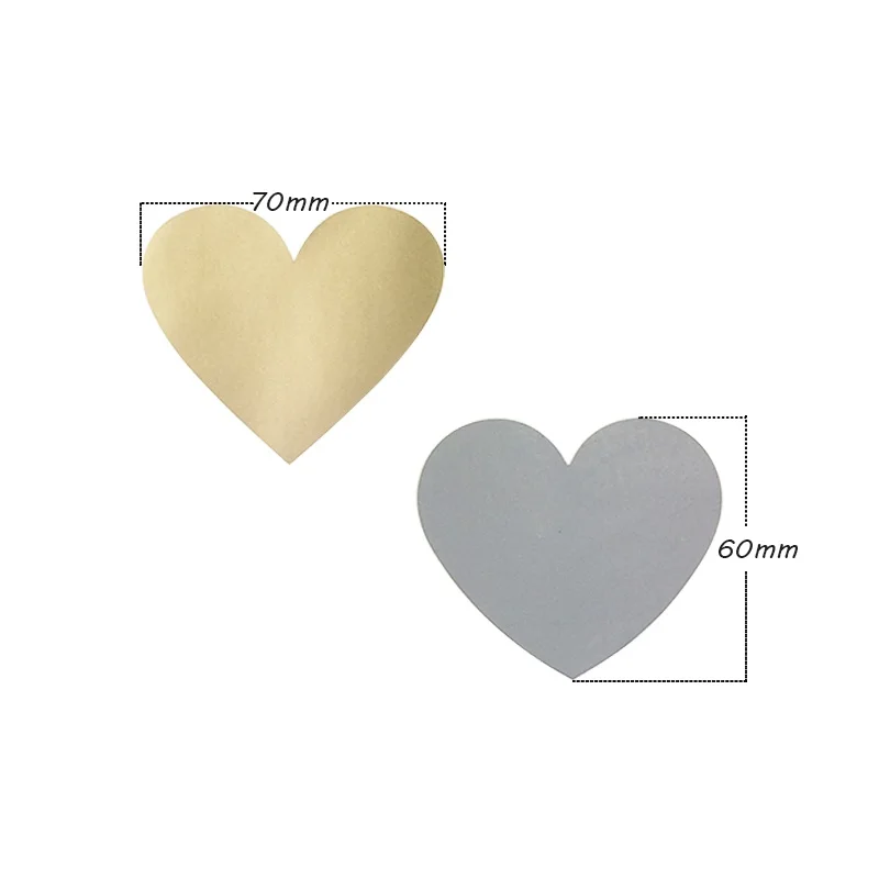 

50 Pcs/lot Cute Heart Scratch Coating Sticker DIY Note Sticker Decoration Label Multifunction Surprise Gift Scrapbook HOT SALE