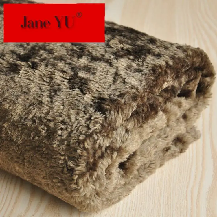 JaneYU шерстяные ткани имитирующие меховые метров для пальто подкладка осенью и