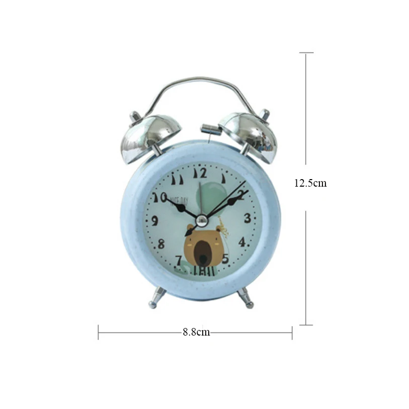 3 дюйма ночной Световой будильник модные милые Креативные в мультяшном стиле