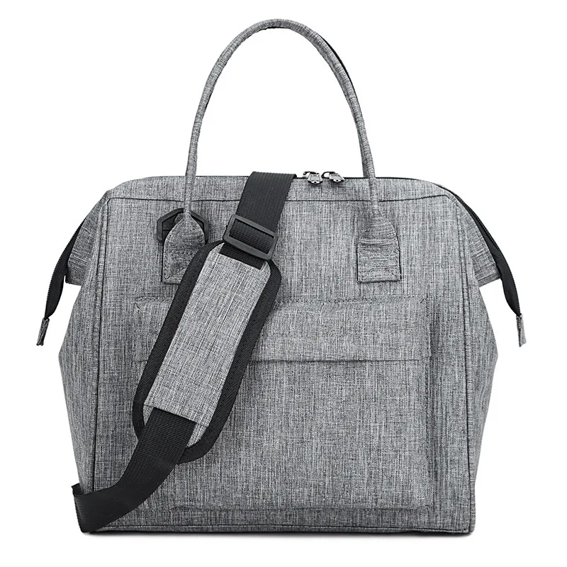 Большая портативная Изолированная Холщовая Сумка для еды пикника термальная