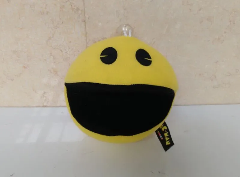 1 Pcs Yellow 1 шт. фильм пиксели Pacman мягкая игрушка кукла и Pac Man Pac-man улыбающееся лицо плюшевые игрушки Q BER, рождественские подарки - Цвет: 1 Pcs Yellow