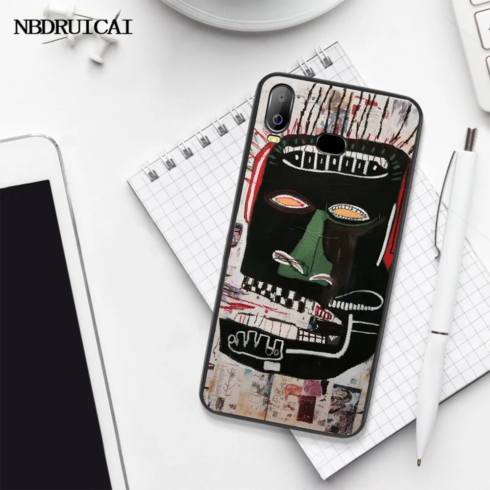 

NBDRUICAI Jean Michel Basquiat Art Graffiti Phone Case Cover For Samsung A10 A20 A30 A40 A50 A70 A7 A9 A6 A8 Plus 2018
