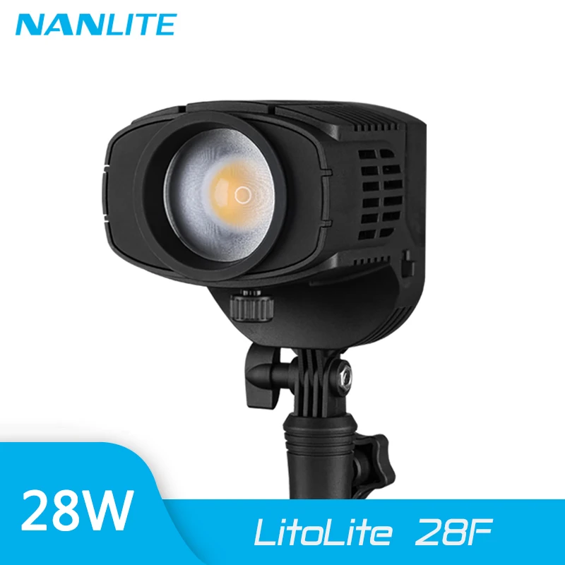 Nanguang Nanlite Litolite 28F 28W Светильник для фотосъемки с регулируемой яркостью светодиодный светильник COB для студийной фотосъемки
