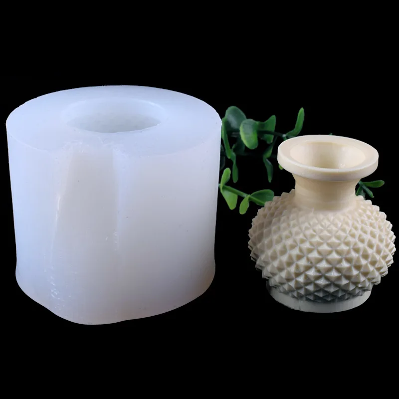 

3D Vase Shape Crystal Mold DIY Ornament Cake Decoration Mold Silicon Molds for Resin Art Clay Molds