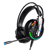 a18 rgb led gaming headset headphone game headphones with microphone super bass stereo haedphone for pc computer phone gamer