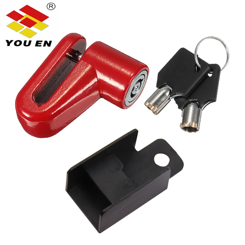 Замок YOUEN для мотоцикла Противоугонная защита велосипеда дискового тормоза от
