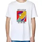Футболка мужская оверсайз с коротким рукавом, винтажная тенниска с рисунком Raheem Bed Stuy Do Or Die, уличная одежда в стиле Харадзюку
