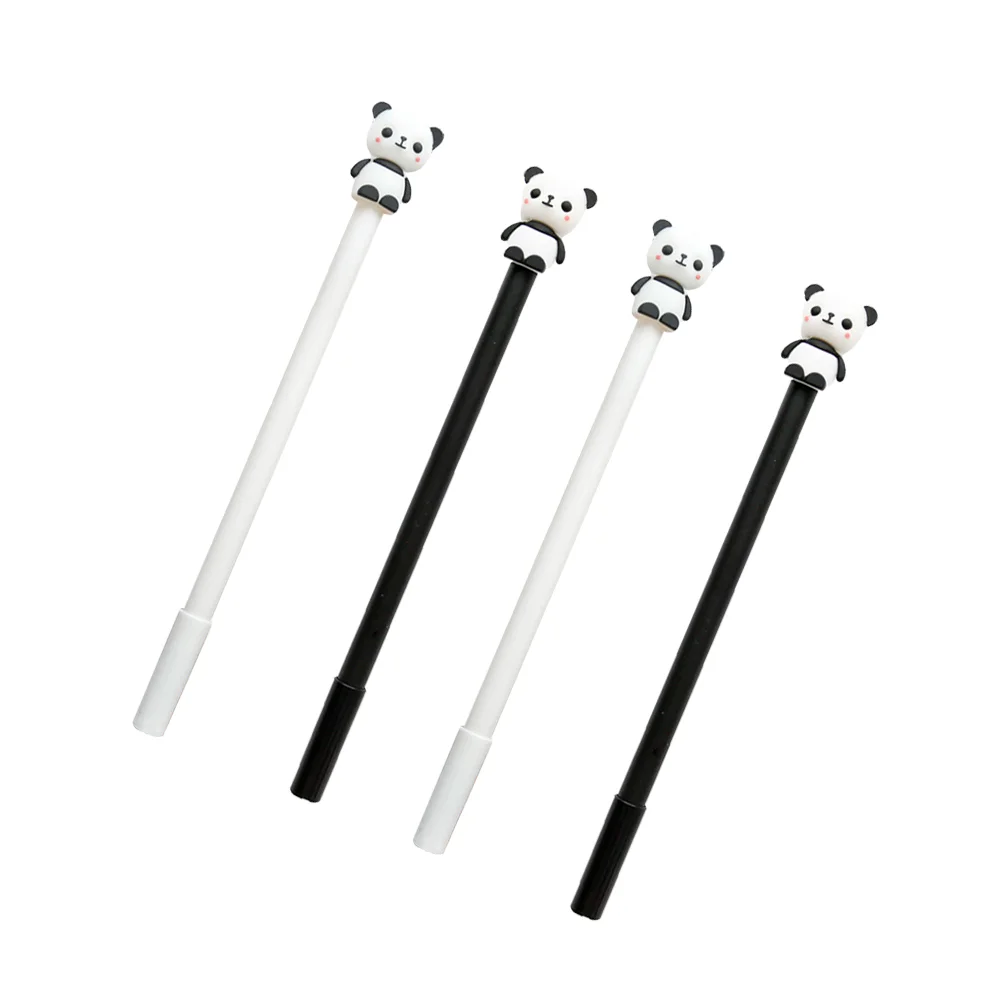 

Ручки с черными чернилами в форме панды, 0,5 мм, 12 шт.
