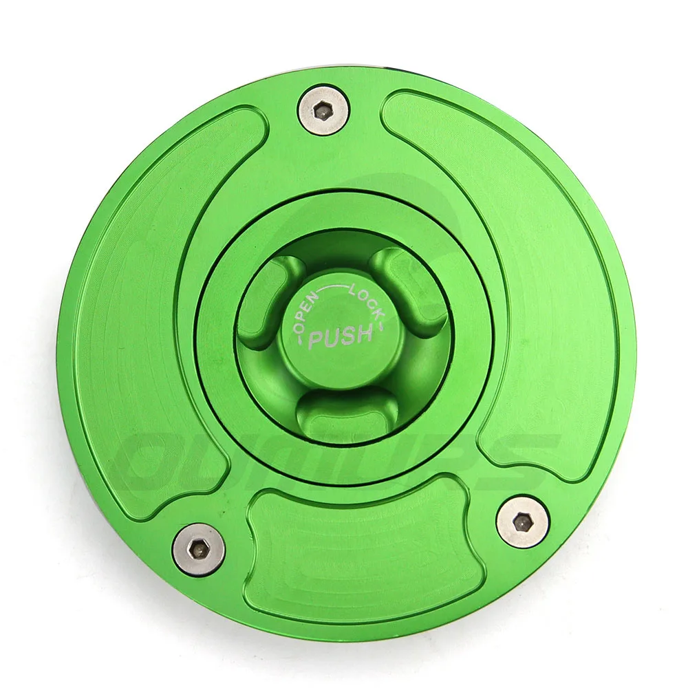 Green OUMURS Мотоцикл с ЧПУ газовый топливный бак крышка зеленый для Suzuki GSX-R600 700 750 1000 1300 2003-2013 Gladius SV1000 GSF650F - Цвет: Green
