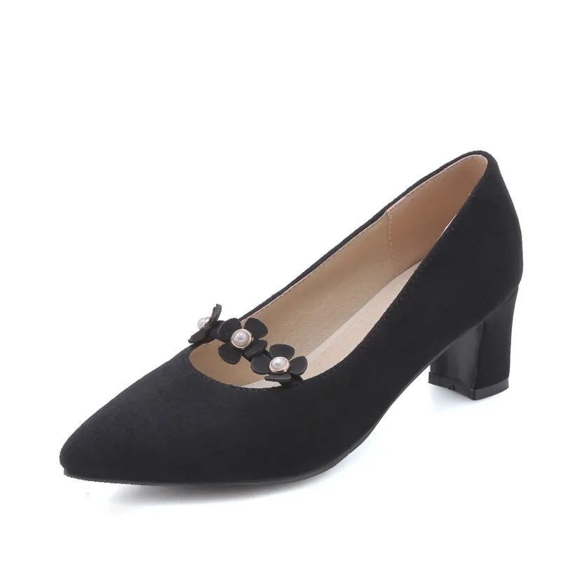 Туфли-лодочки женские на высоком каблуке заостренный носок цветочный узор