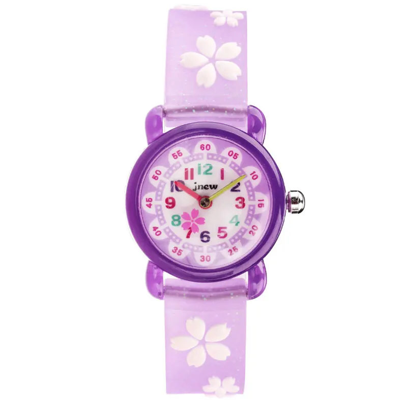 2020 Bambini Orologio Da Polso Impermeabile Bella Trasparente Cherry Blossom Studente Orologio Al Quarzo Regalo Di Compleanno Orologio Di Sport Del Ra