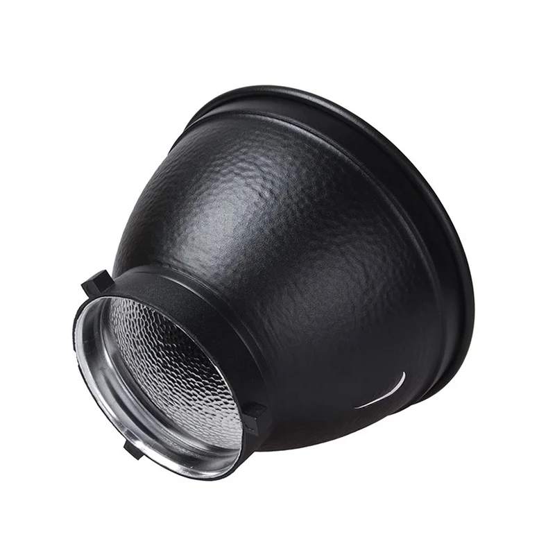 

NiceFoto 55 Degree Standard Reflector Lamp Shade Dish for Bowens Mount Studio Strobe Flash Light Speedlite