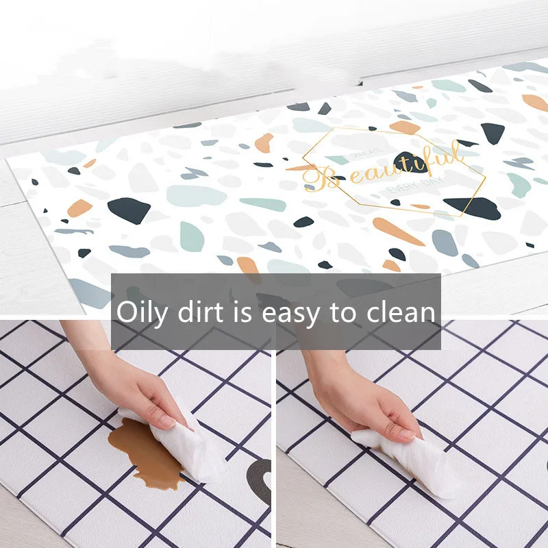 Взрывобезопасный кухонный ковер коврики для пола моющиеся грязеотталкивающие