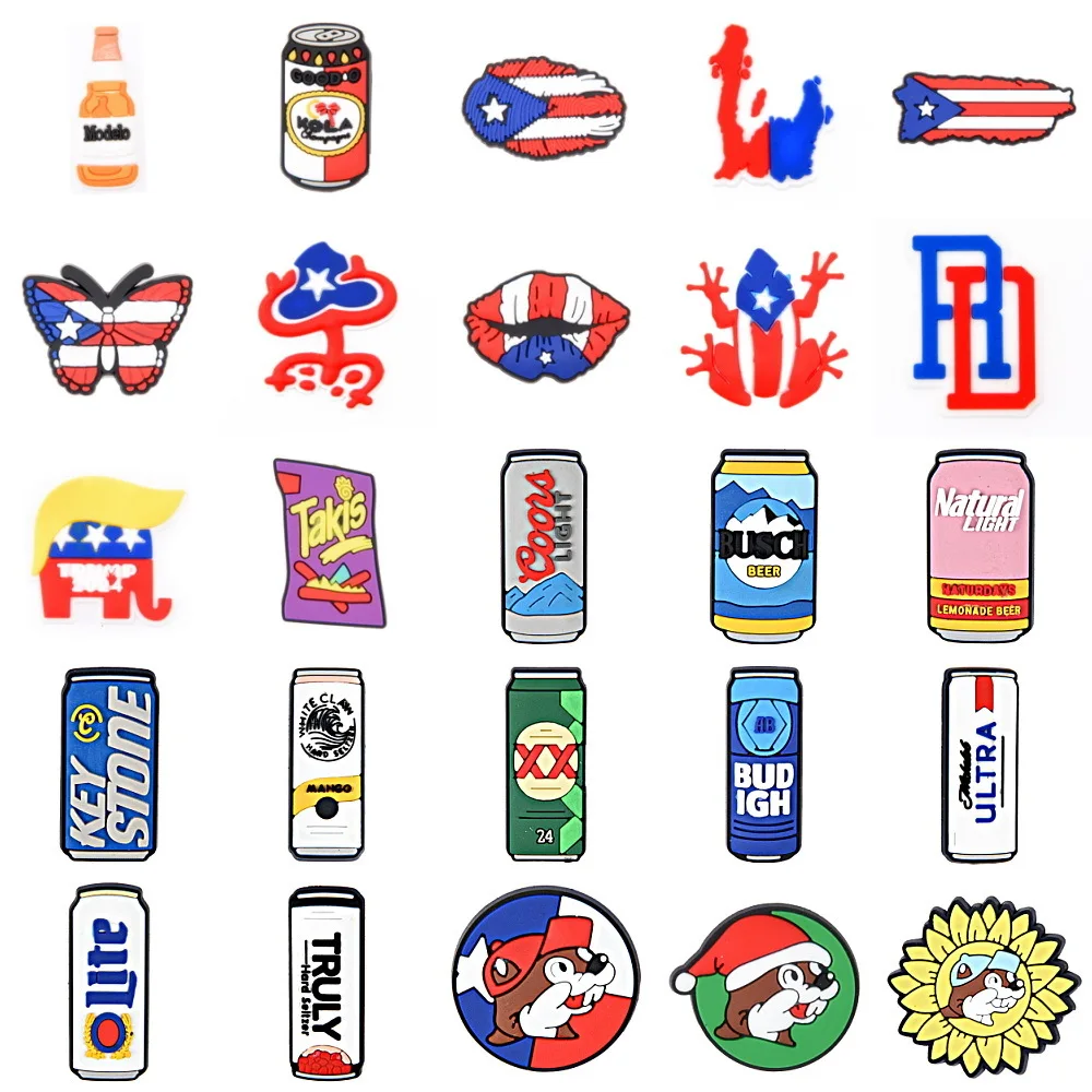 Новое поступление доступные рекламные украшения для обуви в стиле дня Св.