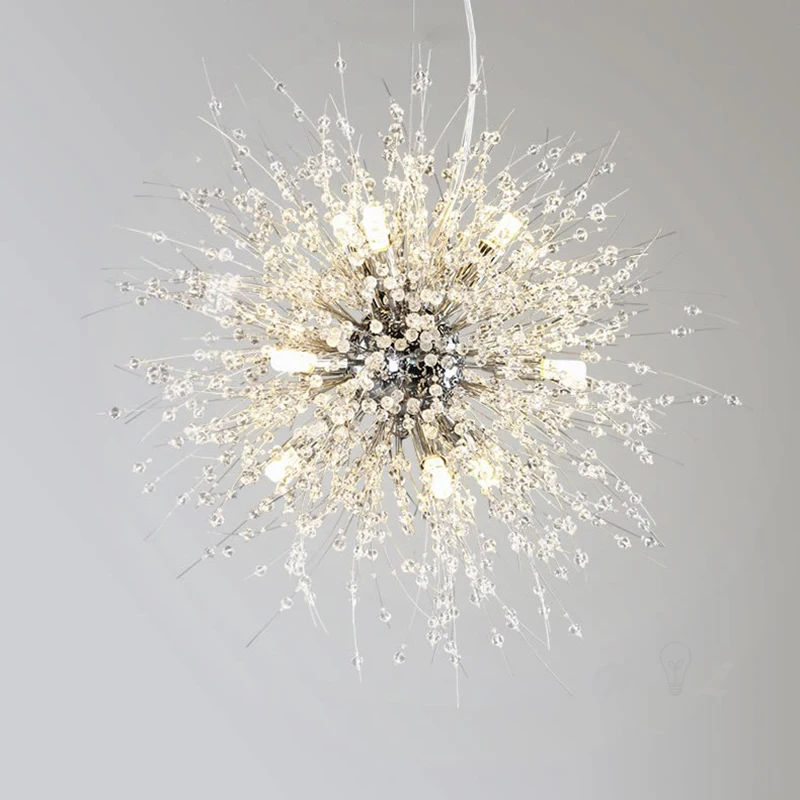 Современный подвесной светильник E27 стеклянное украшение для дома светодиодный