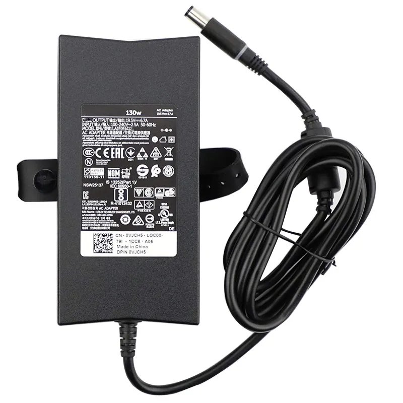 

19.5V 6.7A AC Charger Fit For Dell Latitude D631 D800 D810 D830 D831 PA-4E FA130PE1-00 DA130PE1-00 Power Supply Adapter Cord