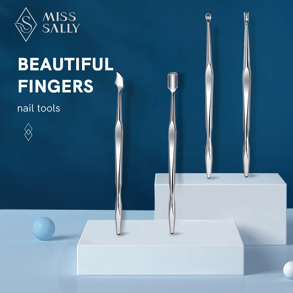 Мисс Салли 4 шт./компл. двухсторонний толкатель для кутикулы средство удаления