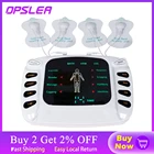 8 моделей Электрический десятки стимулятор мышц ЭМС (корпус иглоукалывания массажа терапией цифров сзади на шее мышц машины электростимулятор