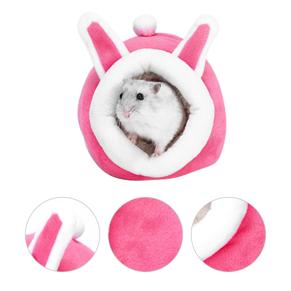 hamster house guinea pig hamster cotton house pet bed house small animal nest winter warm for rodentguinea pigrathedgehog free global shipping
