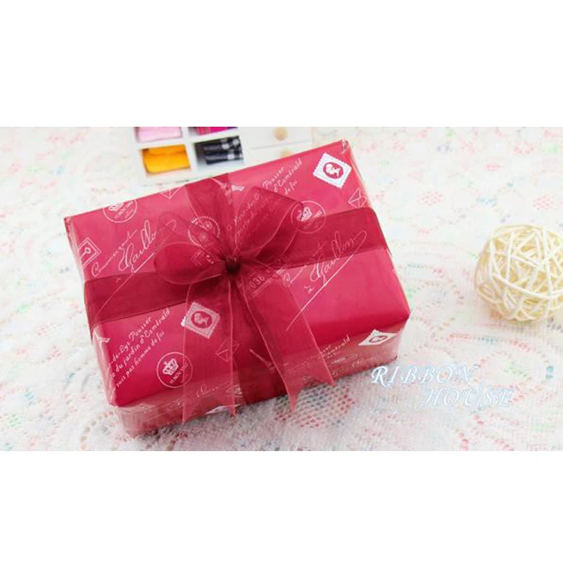 50 ярдов прозрачная лента украшения шляпа волосы для аксессуаров Пряжа Ленты